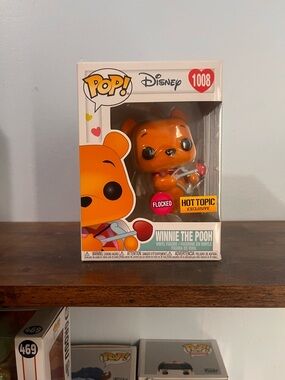 Funko Winnie the Pooh Flocked Figure #1008- Orange